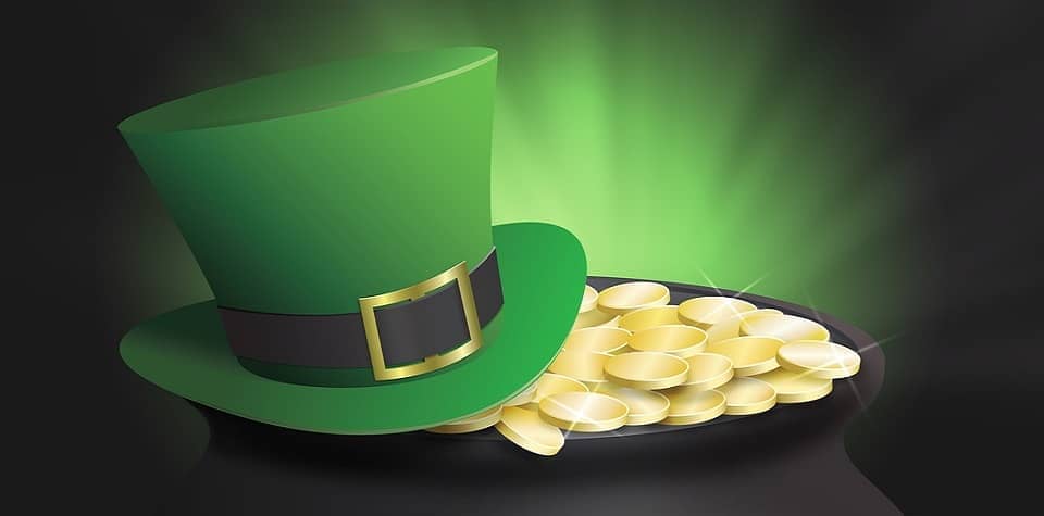 irish hat and gold