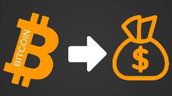 bitvoin symbol, arrow symbol, cash symbol